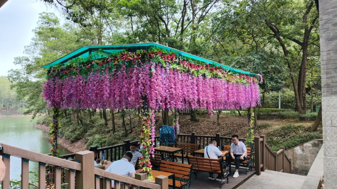 覽紅花湖美景，鑄藍柯路精神