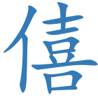 僖