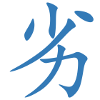 劣